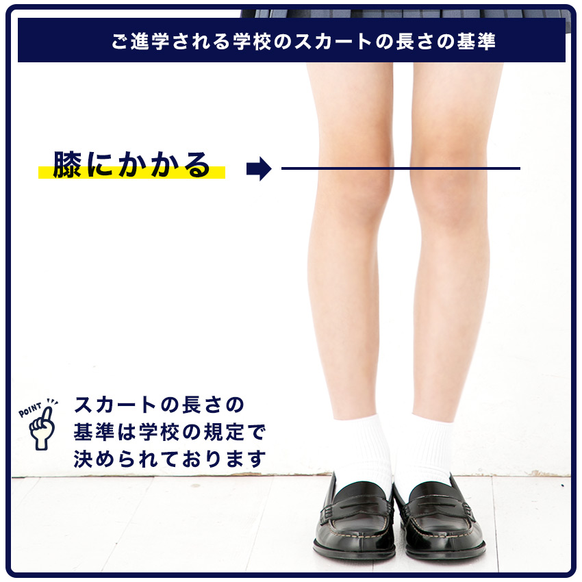 鶴嶺高校 女子スカート